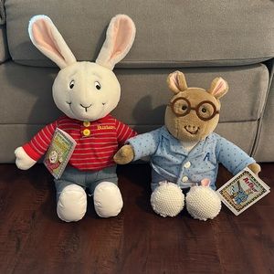 Eden Gift Arthur and Buster Stuffed Animal 12-18” -NWT
